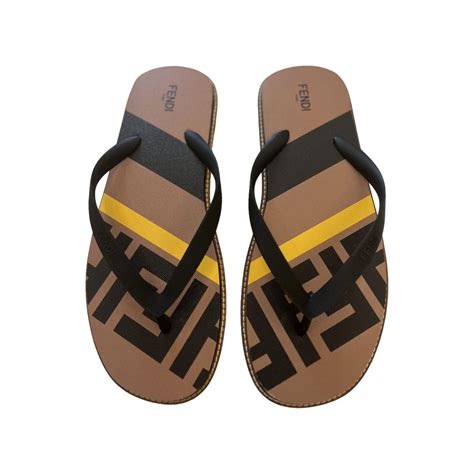 fendi flip flops mens|fendi slides price.